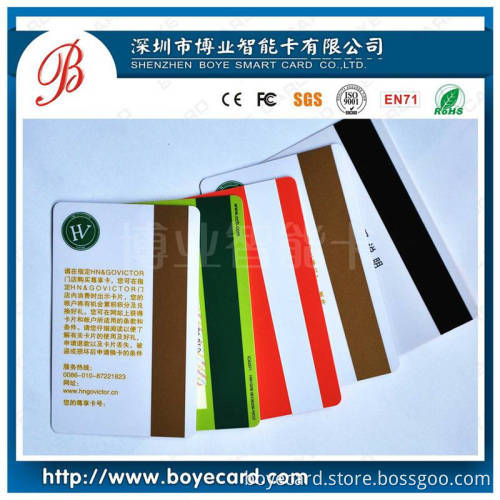 ISO9001 Approved High Quality Magnetic Stripe Card